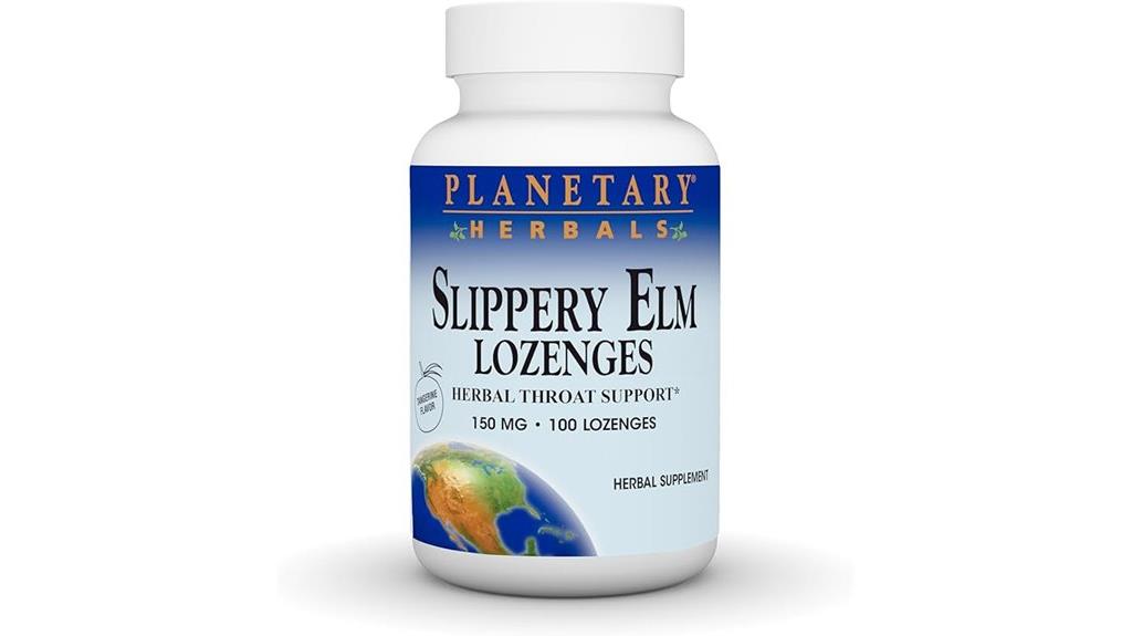 slippery elm tangerine lozenges