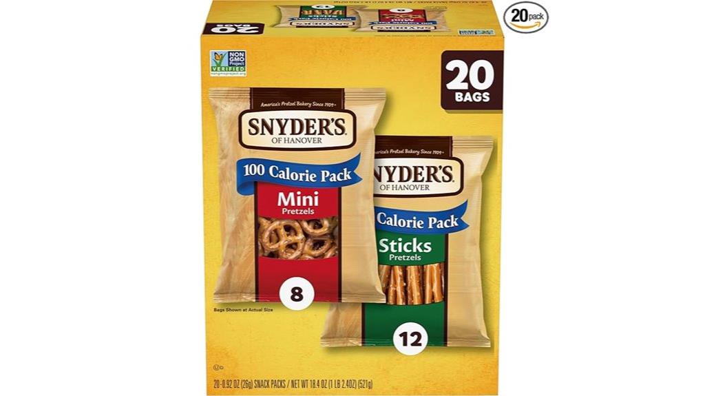 snyder s hanover pretzels variety pack