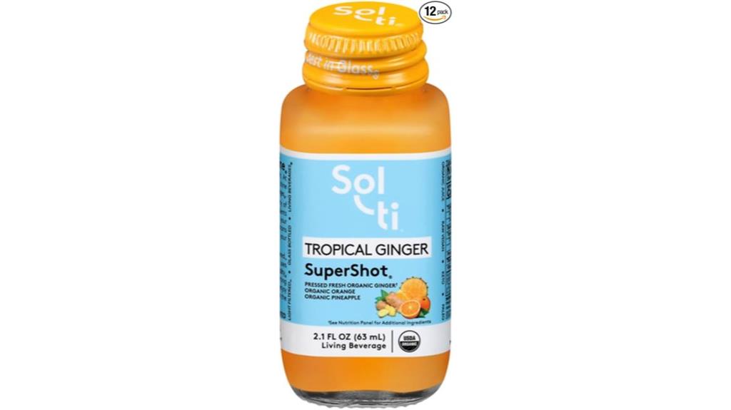 sol ti organic ginger shots 12 pack
