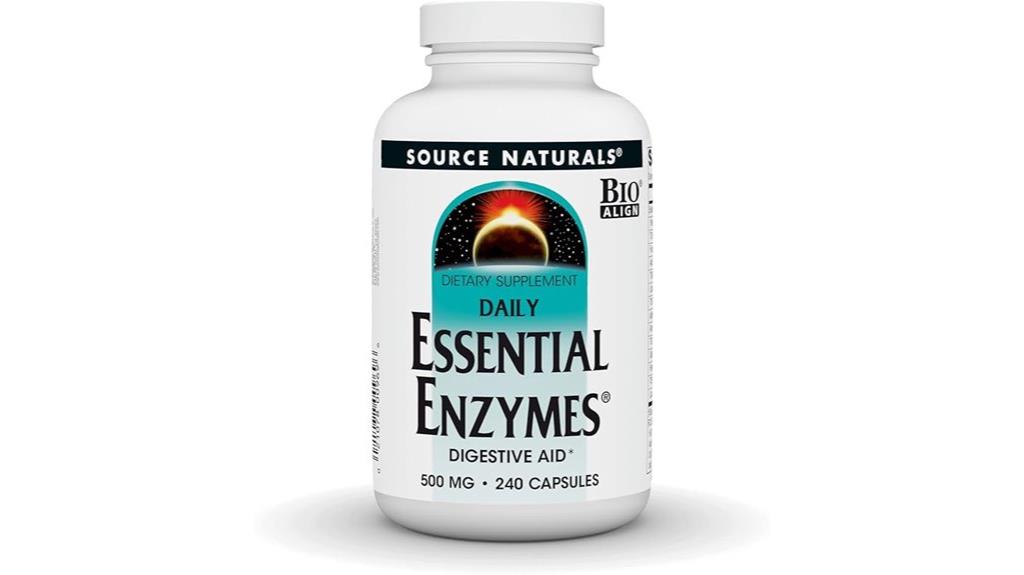 source naturals enzyme supplement 240 capsules