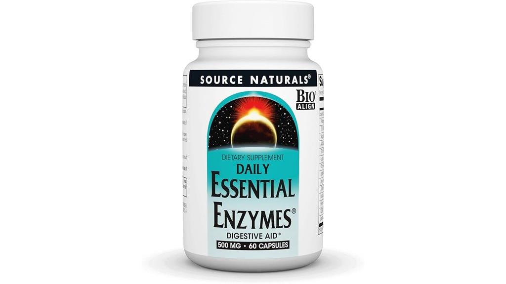 source naturals enzyme supplement details