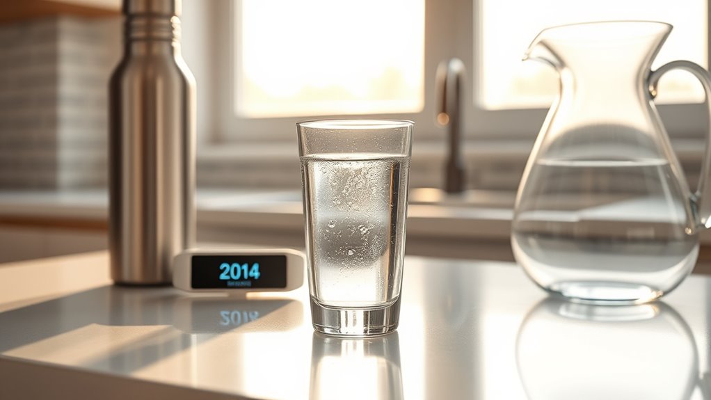 steady daily hydration timing