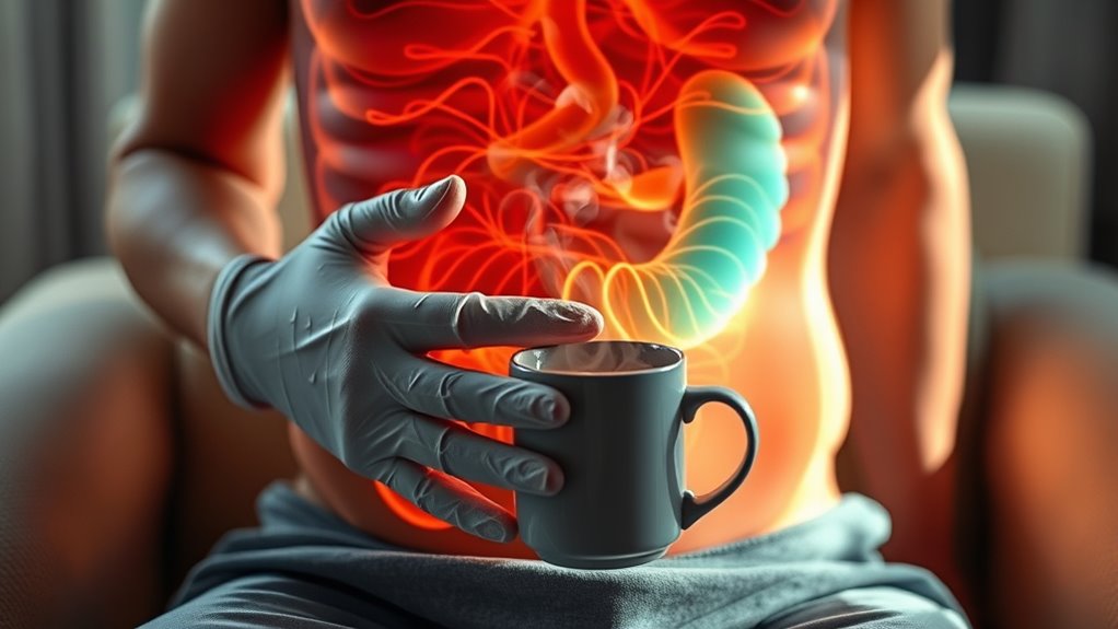 stress linked gut motor modulation dynamics