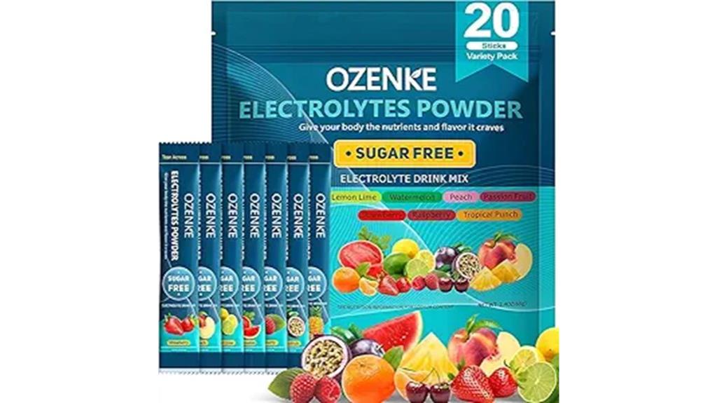 sugar free electrolyte powder packets