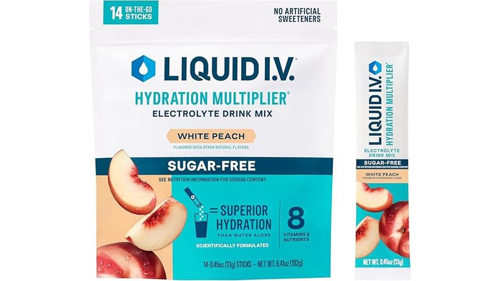 sugar free white peach hydration multiplier