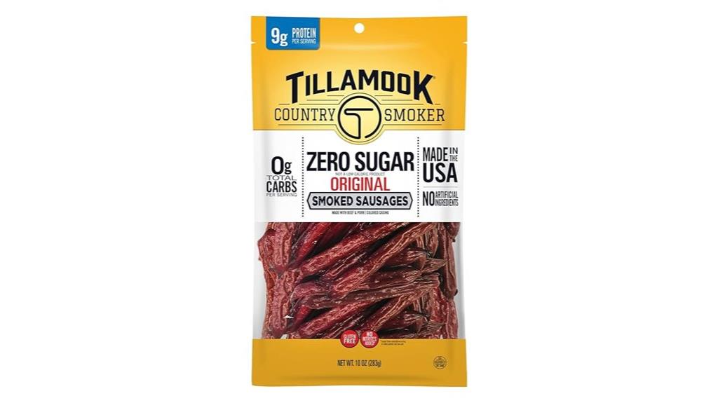 tillamook keto zero sugar sausages