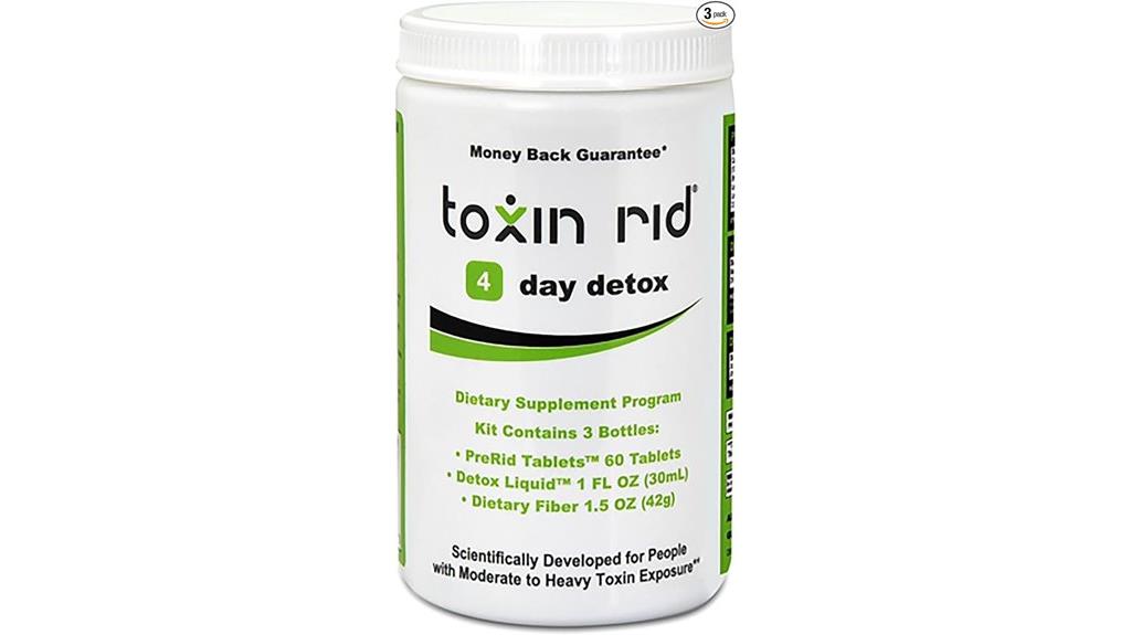 toxin rid 4 day detox kit