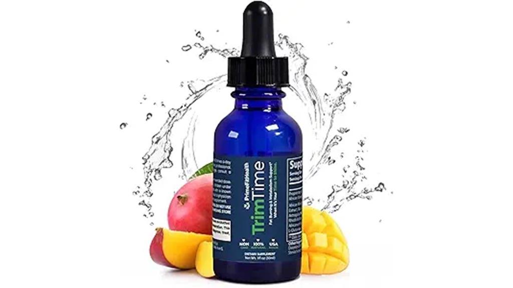 trim time weight management drops