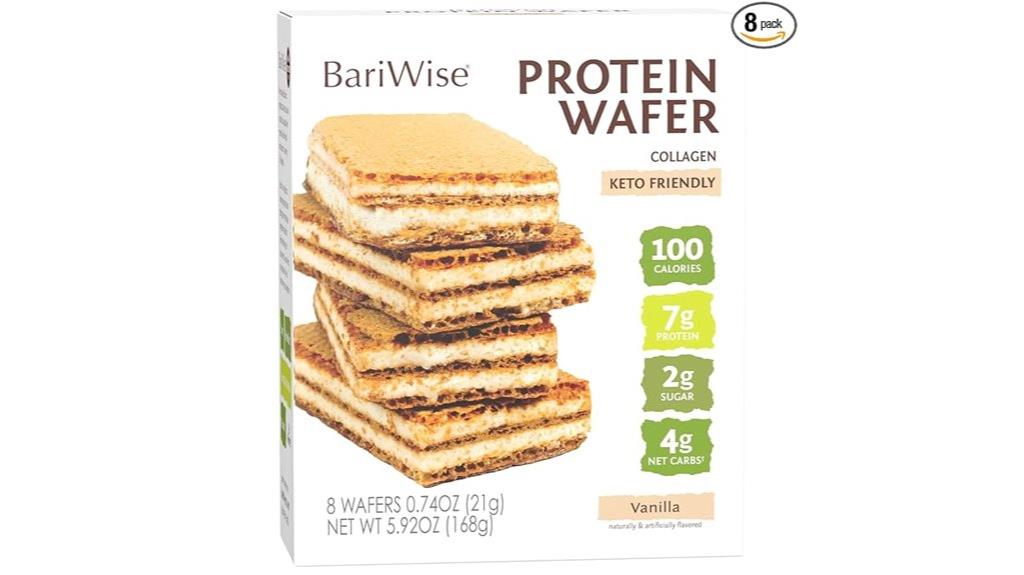 vanilla keto friendly protein bars