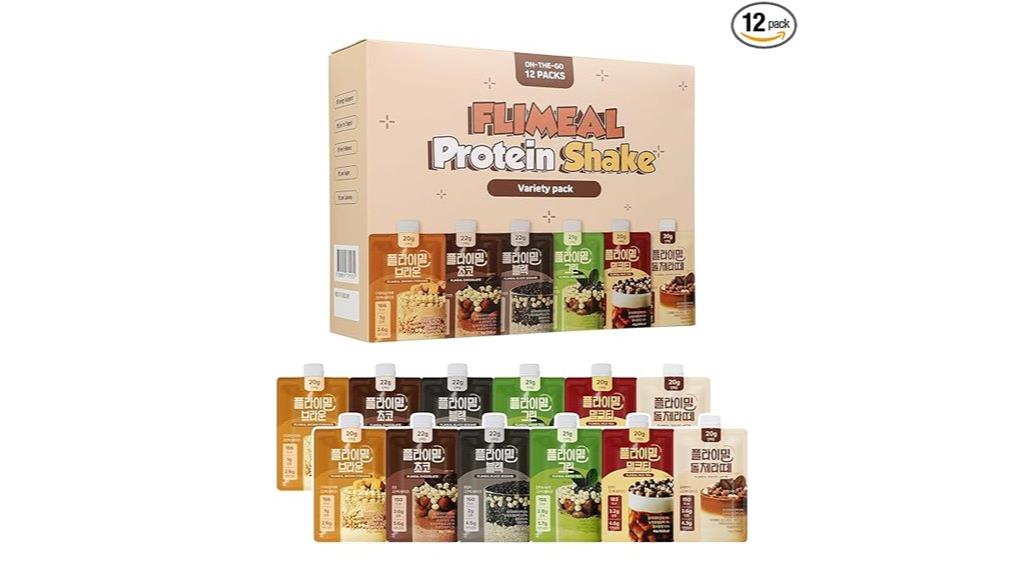 variety protein shake pack