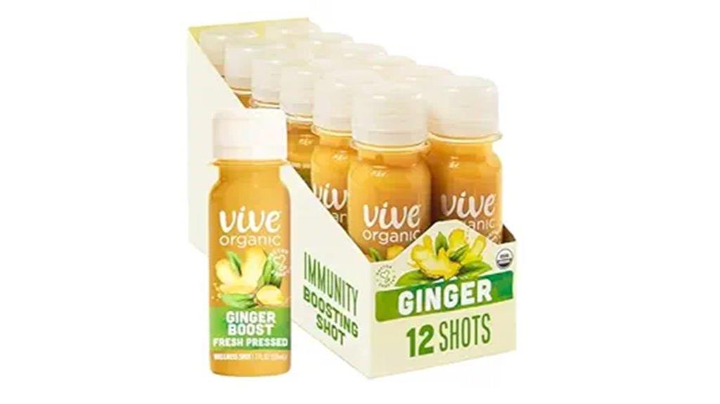 vive organic ginger shot pack
