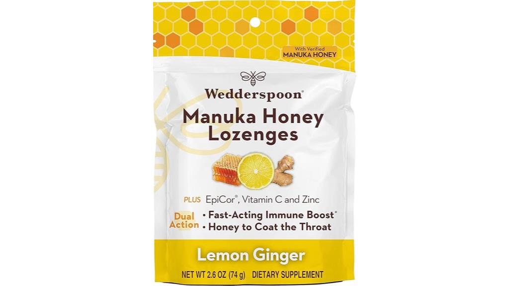 wedderspoon manuka immunity lozenges