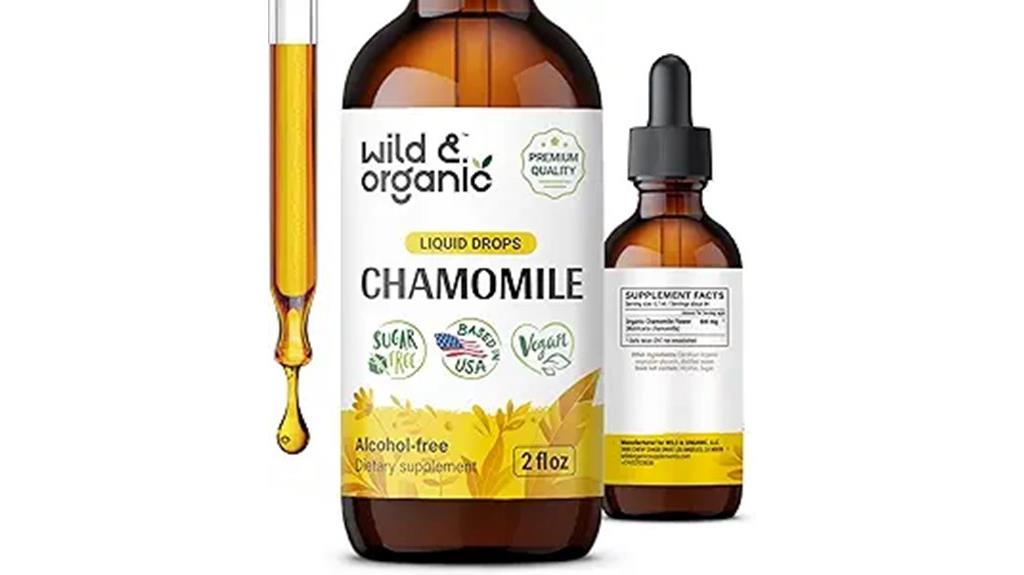 wild chamomile tincture drops vegan