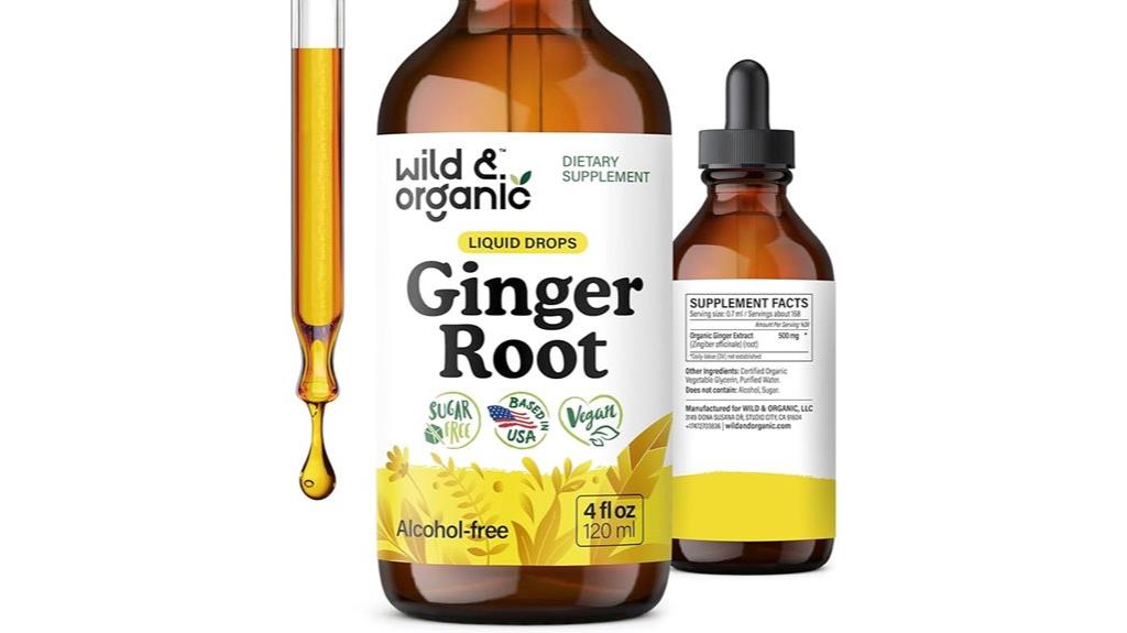 wild ginger root extract drops