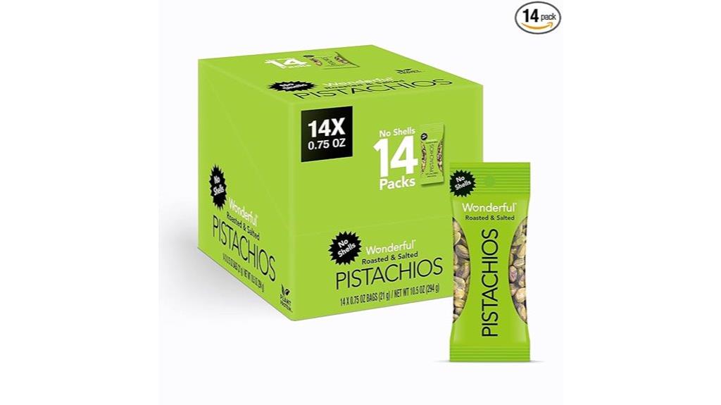 wonderful pistachios no shells roasted salted
