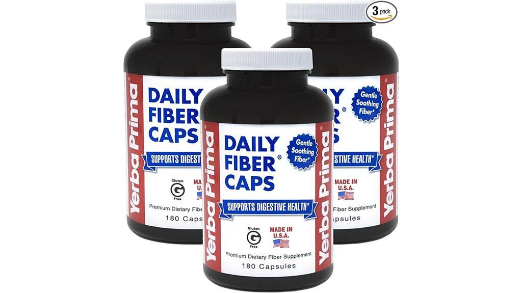 yerba prima fiber capsules pack