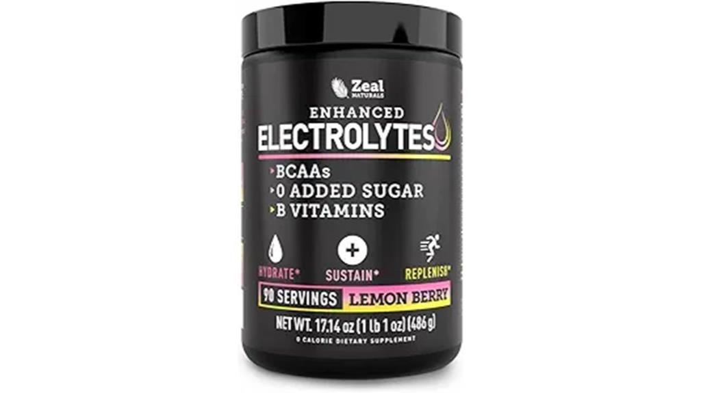 zeal electrolyte powder 90 servings