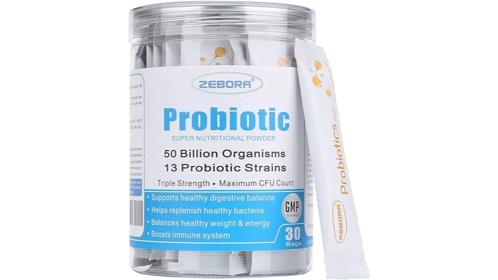 zebora probiotics 30 packets