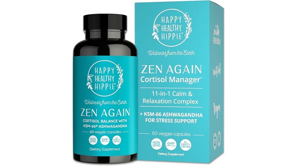 zen again cortisol manager with ashwagandha