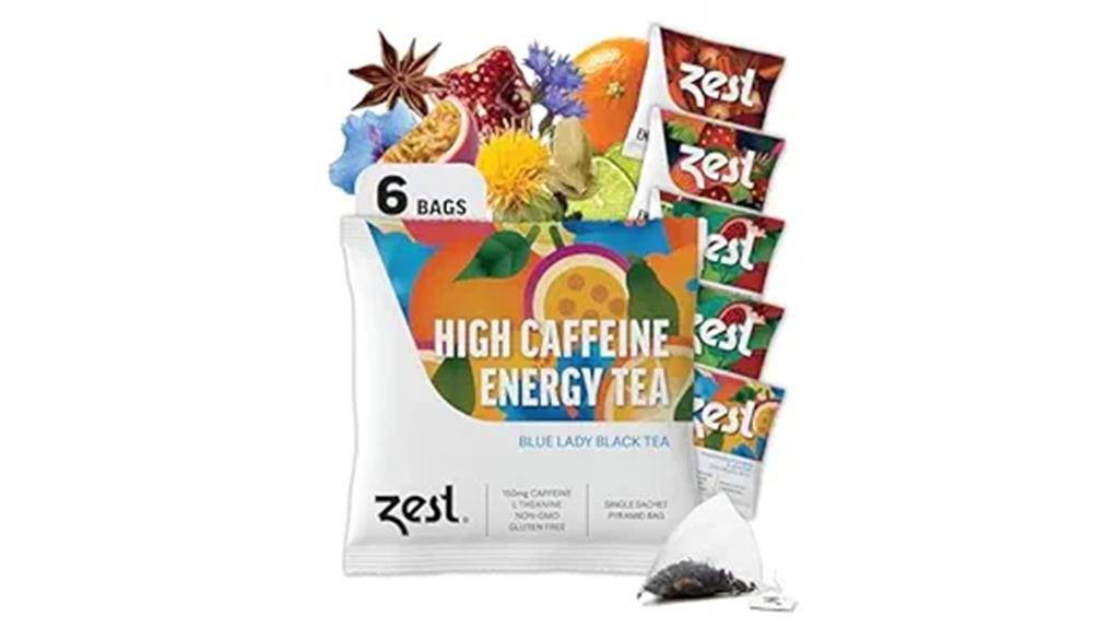 zest energy tea assortment