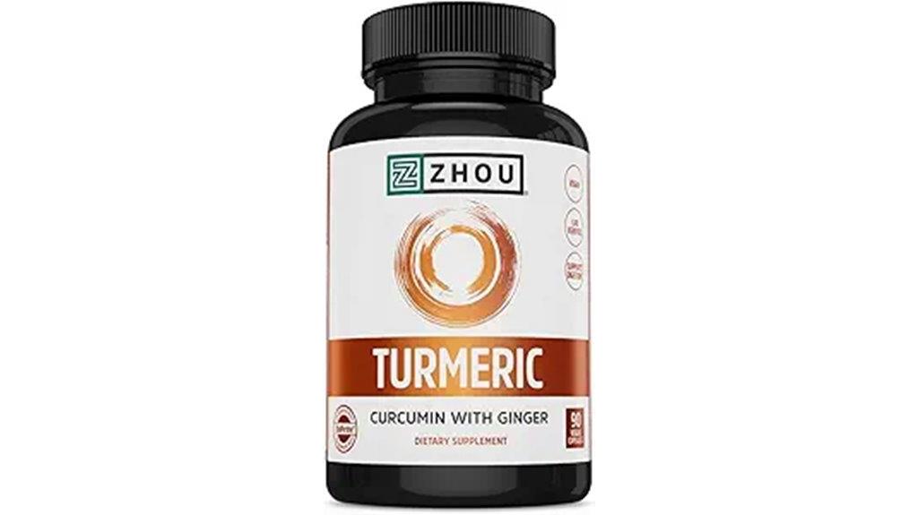 zhou turmeric curcumin with ginger
